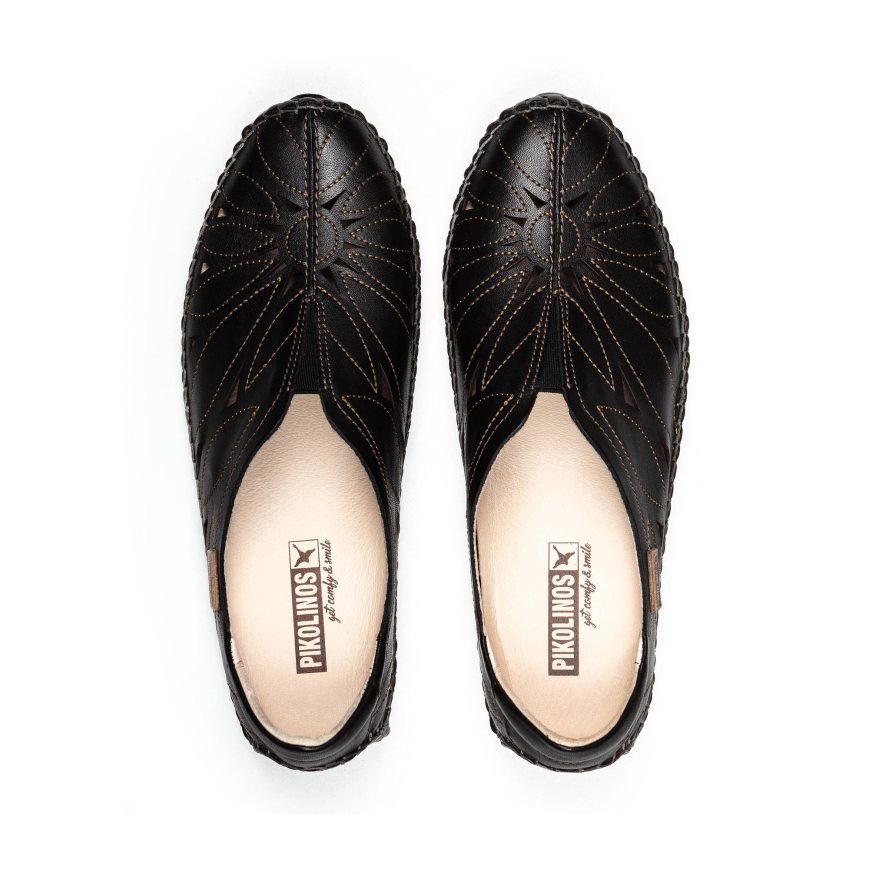 Women's Pikolinos JEREZ Moccasins Black | NZ C57823A